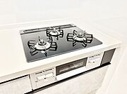 三口ガスコンロでお料理が一気にはかどりそう。  