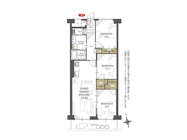 間取りを拡大表示