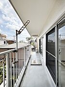風通しの良いバルコニー
