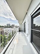 広々バルコニー！たくさんの洗濯物が干せます。