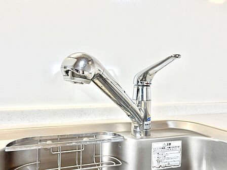 いつでも清潔なおいしいお水を。一つの水栓で水道水と浄水を使い分け。