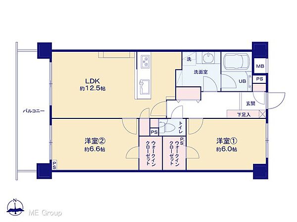 間取りを拡大表示