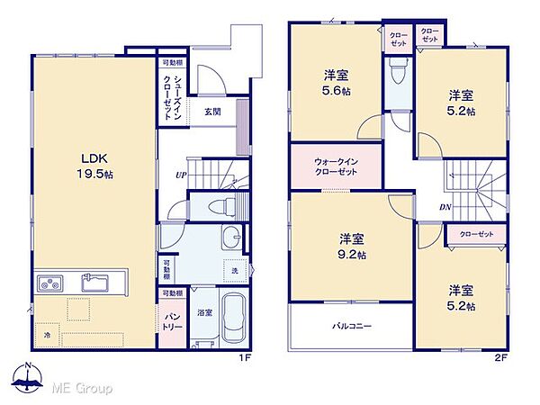 間取りを拡大表示