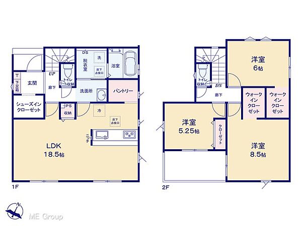 間取りを拡大表示