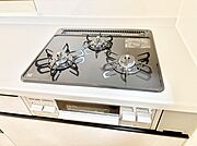 三口ガスコンロでお料理が一気にはかどりそう  