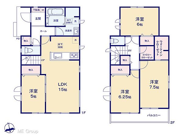 間取りを拡大表示