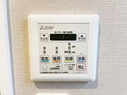 浴室涼風暖房換気乾燥機付きなので、お天気が悪い日のお洗濯も安心！