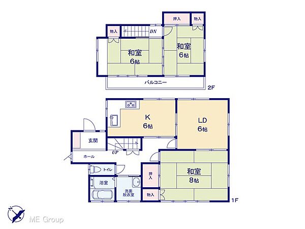 間取りを拡大表示