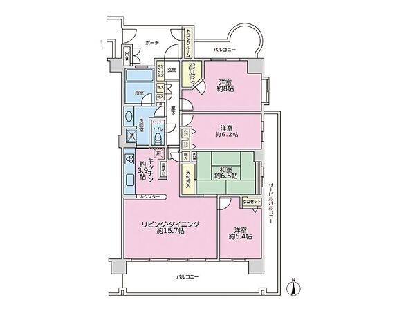 間取りを拡大表示