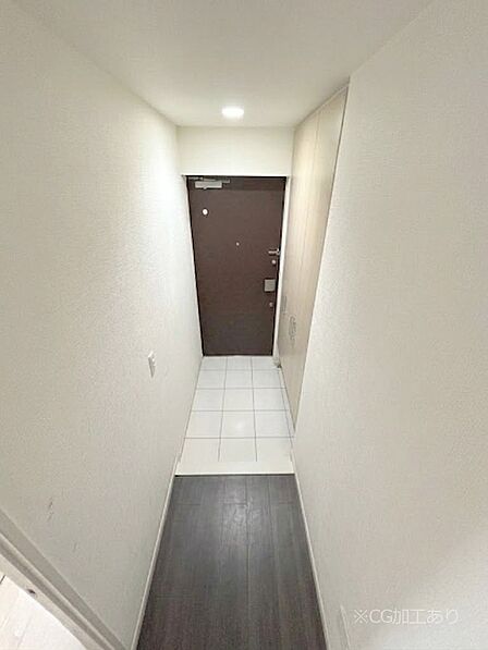 家族の帰宅やお客様をあたたかく迎える玄関  
