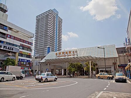 駅 1200m 獨協大学前駅