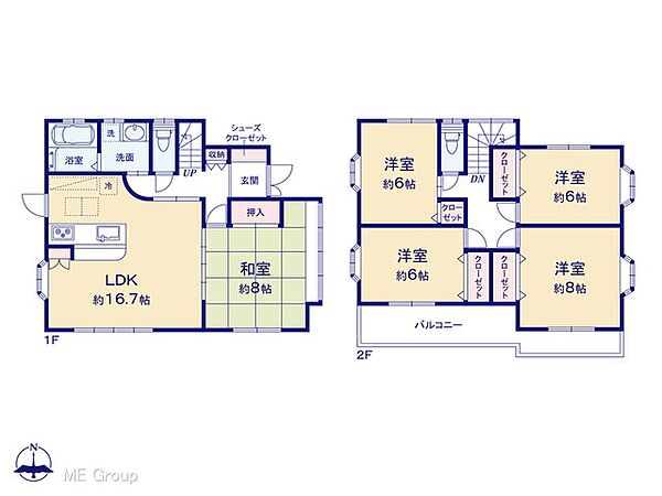 間取りを拡大表示