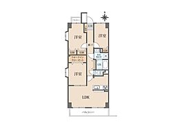 サンフォーレ越谷南 3LDKの間取図画像