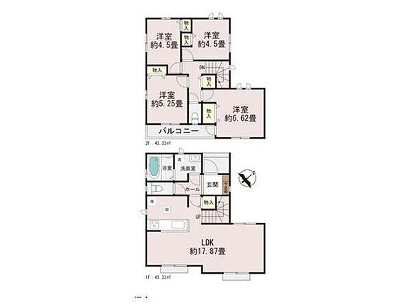 間取りを拡大表示