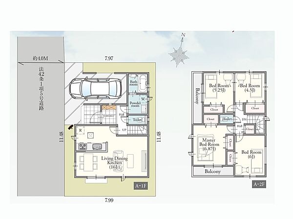 間取りを拡大表示