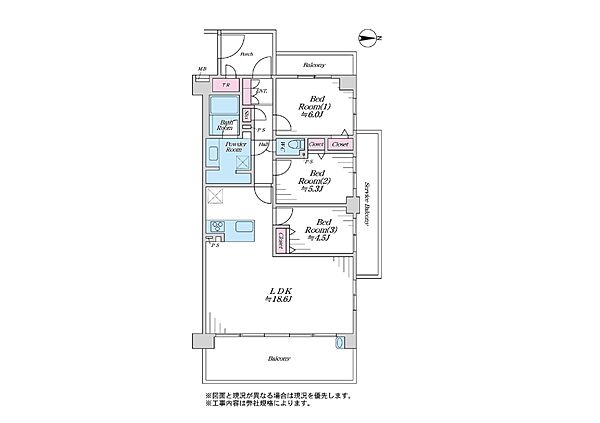 間取りを拡大表示