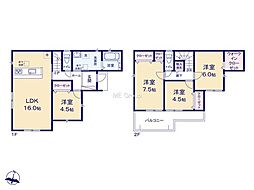野田市中野台 第4 新築一戸建て 全2棟