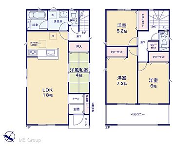 間取り：図面と異なる場合は現況を優先