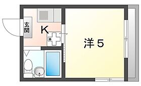 パレ西三荘  ｜ 大阪府門真市本町（賃貸マンション1K・2階・17.00㎡） その2