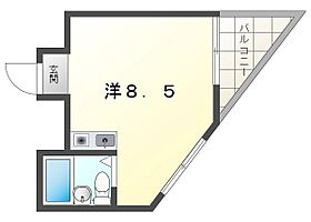 メゾンドパリ  ｜ 大阪府守口市滝井元町１丁目（賃貸マンション1R・8階・17.52㎡） その2