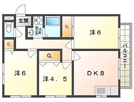 クレールコート  ｜ 大阪府門真市大字北島（賃貸アパート3LDK・2階・60.11㎡） その2