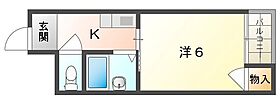 ヴァンベール垣内  ｜ 大阪府門真市垣内町（賃貸マンション1K・3階・18.00㎡） その2