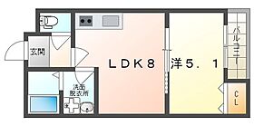 COURTYARD　Shimbashi  ｜ 大阪府門真市新橋町（賃貸アパート1LDK・1階・32.60㎡） その2