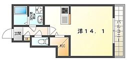 ソレイユ ワンルームの間取図画像