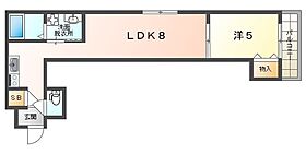 IRIS COURT岡山  ｜ 大阪府四條畷市岡山２丁目（賃貸アパート1LDK・1階・36.49㎡） その2