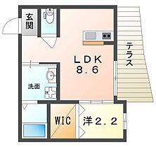 リアフラッツ香里園NORTH  ｜ 大阪府寝屋川市郡元町（賃貸アパート1LDK・1階・26.80㎡） その2