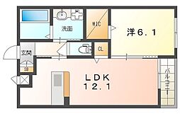 間取図画像 1LDK