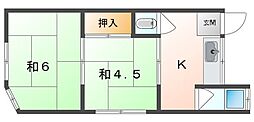 間取図画像 2K