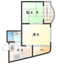 間取図画像 2K