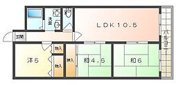 ウエストコート 3LDKの間取図画像