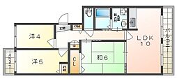 フォルム石切さくら坂 3LDKの間取図画像