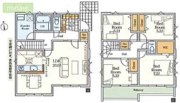 東南角地 小学校10分 LDK20帖 限定1区画 田喜野井4