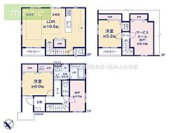 内見できます床暖房 2LDK2納戸 猫実 1号棟