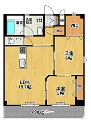 ファーストパレス伊藤 2LDKの間取図画像