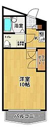 郡中アーバンタイム 1Kの間取図画像