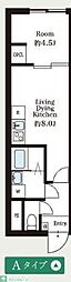 仮称池上7丁目新築アパート 1LDKの間取図画像