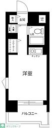 日神パレス平和島 ワンルームの間取図画像