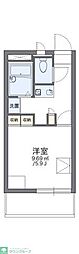 レオパレス鈴ヶ森 1Kの間取図画像