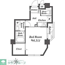 COSMOSREID大森町 1Kの間取図画像