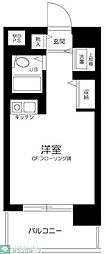 日神パレス平和島 ワンルームの間取図画像