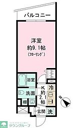 コンポジット南雪谷 1Kの間取図画像