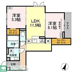 物件の間取り