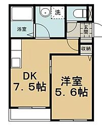 間取図画像 1DK