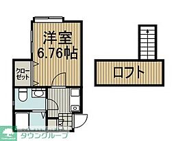 グリーンコート長津田 1Kの間取図画像