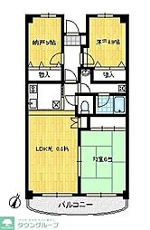 オーベルジュ青葉 3LDKの間取図画像