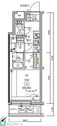 ARCOBALENO KIKUNA 1Kの間取図画像